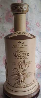 supreme master scotch whisky 21年空酒瓶