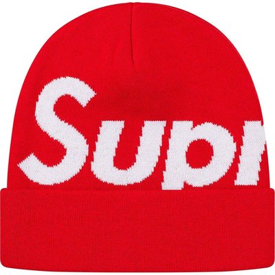 FDOF] Supreme Big Logo Beanie 大毛帽黑/灰/紅/綠| Yahoo奇摩拍賣