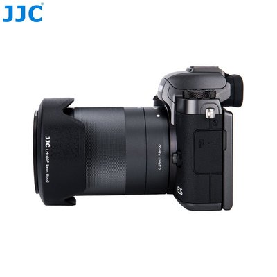 JJC佳能EW-60F遮光罩RF-S 18-150mm鏡頭R50 R7 M6II M50微單EF-M 18-150mm