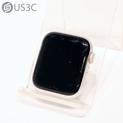 【US3C-青海店】【一元起標】台灣公司貨 Apple Watch Series 4 Nike+ 44mm GPS+LTE 銀色 鋁金屬錶殼 二手智慧手錶