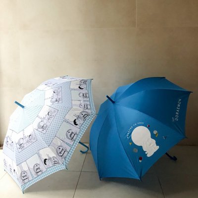 超商 7-11 哆啦A夢元氣新生活集點送 變色大直傘 50週年漫畫圖素 DORAEMON 雨傘 直傘