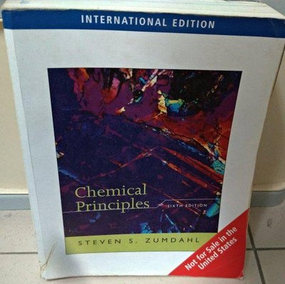 [二手原文書]Chemical principles/Zumdahl/普通化學