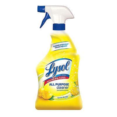 【Lysol 來舒】多功能萬用噴槍式亮白清潔劑-檸檬香(32oz/946ml)【5352】