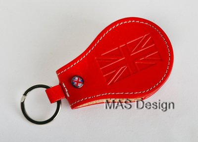 MINI COOPER S 鑰匙皮套 鑰匙保護套 鑰匙包 F56S 二門2014~2017年式 鮮豔紅 F7