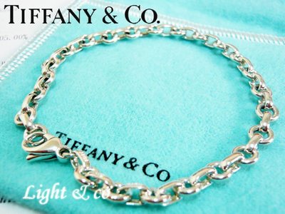 【Light &amp; co.】專櫃真品 Tiffany &amp; Co 925 純銀  類威尼斯 鐵鍊 手鍊 附防塵袋 類ID威尼斯