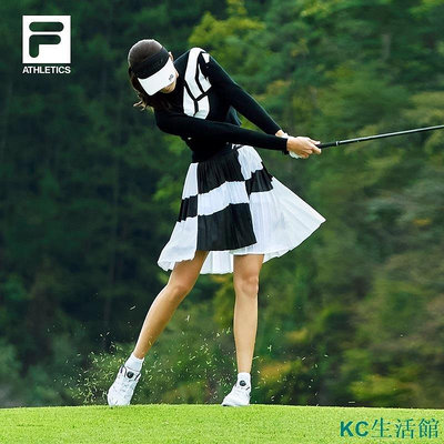 新品 【 高爾夫服裝女】 FILA GOLF 斐樂高爾夫系列服裝女子毛衣2022年新款時尚高級編織衫現貨 可開發票