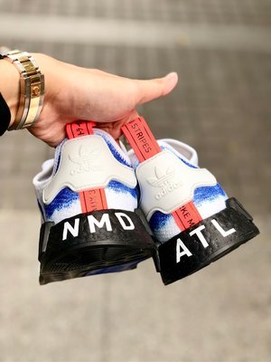 【Cheers】 Adidas Original NMD R1 ALT 亞特蘭大 城市限定 美國 白藍 暈染 限量 男鞋