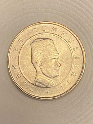 【二手】 土耳其共和國 2005年 10庫魯 土耳其國父穆斯塔法.凱末676 紀念幣 錢幣 收藏【奇摩收藏】