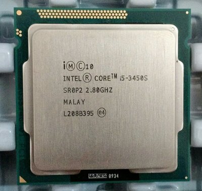 【含稅】Intel Core i5-3450s 2.8G SR0P2 1155 四核 低65W 正式庫存散片CPU一年保