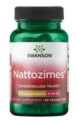【美國原裝預購-限時特價】Swanson Nattozimes專利三倍強力 6750FU 納豆激酶 60顆