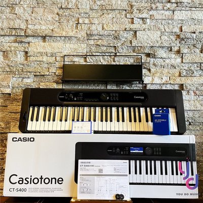 分期免運 贈高階踏板/變壓器/背帶扣 Casio CT-S400 卡西歐 61鍵 肩背 電子琴 鋼琴 鍵盤 公司貨 保固