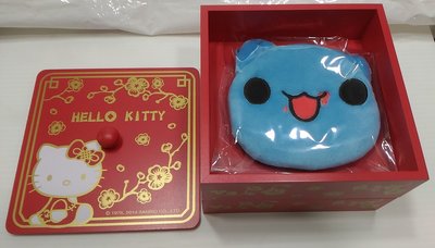 優惠組合 大臉錢包 加 Hello Kitty方型收納盒/糖果盒  正版授權 婚禮小物 喜糖盒子