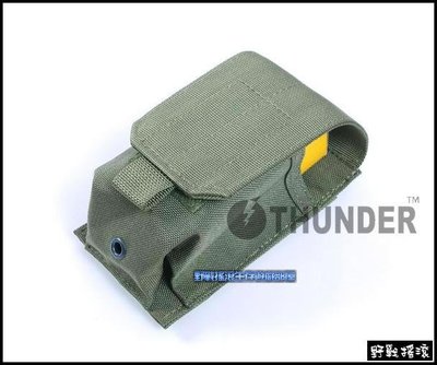 【野戰搖滾-生存遊戲】THUNDER MOLLE 震撼彈包、煙霧彈包【軍綠色】手榴彈袋雜物包彈匣袋