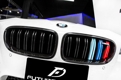 【政銓企業有限公司】BMW F10 F11 M5款 雙槓 雙線 亮黑 三色 水箱罩鼻頭 現貨 免費安裝520 528