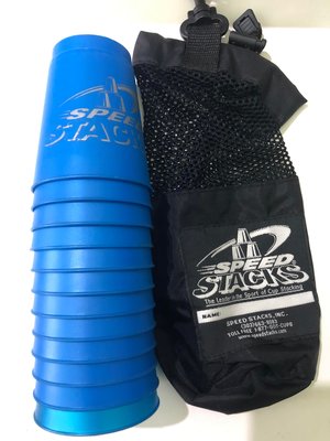 正版比賽用 Speed Stacks 競技疊杯 速疊杯 已絕版 HM藍x11+HY藍x1