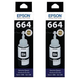 EPSON 664黑色 原廠印表機專用墨水(兩入裝)