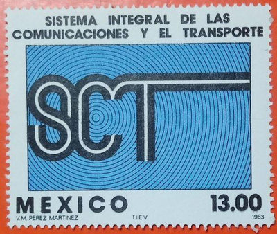 墨西哥郵票新票套票 1983 Integrated System of Communications and Transport