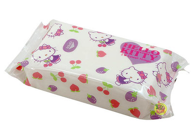 【JPGO】日本製 LEC 99%純水 濕紙巾 80枚~Hello Kitty#365