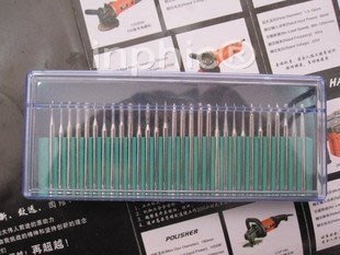 INPHIC-商用 營業 30PCS磨針 電磨組套配件 3MM磨針 電磨配件