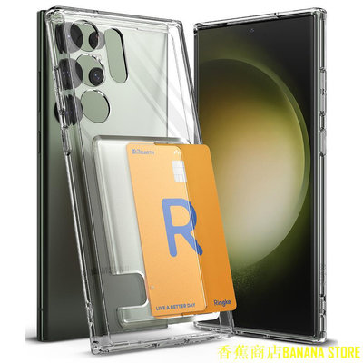 天極TJ百貨Ringke Fusion Card 超薄卡夾 透明手機殼 三星 Galaxy S23 Ultra