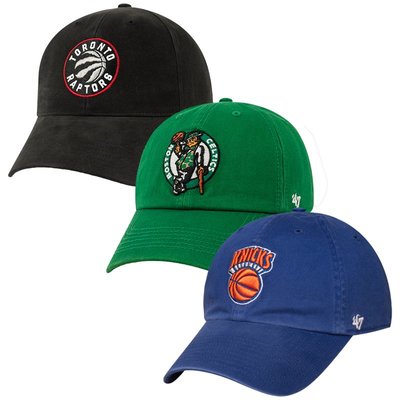 【現貨免運】47brand帽子NBA凱爾特人隊棒球帽可調節軟頂男女熱火同款鴨舌帽