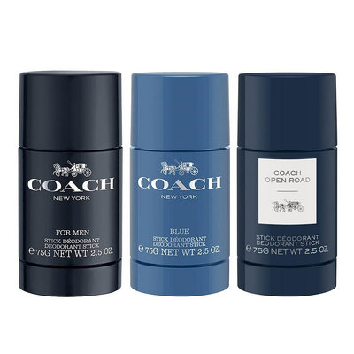 COACH 男性體香膏 75g (時尚經典/時尚藍調/加州公路)【夏沫美妝甄選】