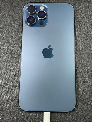 【有隻手機】Apple iPhone 12 Pro Max 太平洋藍 256G-無盒裝、無配件，單手機