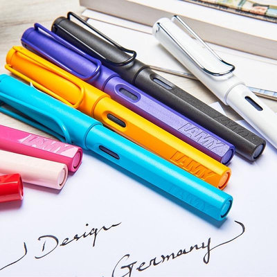 鋼筆LAMY/凌美清倉   德國LAMY凌美safari狩獵者鋼筆 學生鋼筆練字筆 德國原裝進口 含一只墨囊吸墨器需另購