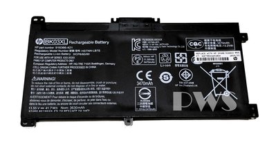 ☆【全新 HP X360 14-BA BK03XL BK03 原廠電池】☆ TPN-W125