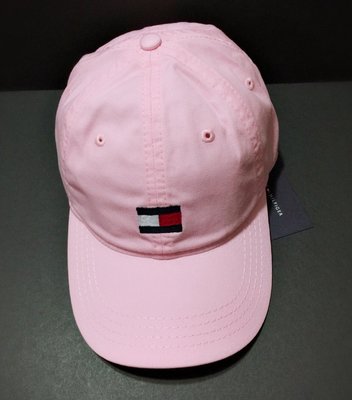 Tommy hilfiger 棒球 帽 老帽 現貨 鴨舌 帽 成人版 標緻 粉色