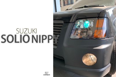 》傑暘國際車身部品《全新 SOLIO NIPPY 原廠型 黑框黃角 魚眼大燈9006規格一顆2400 DEPO製