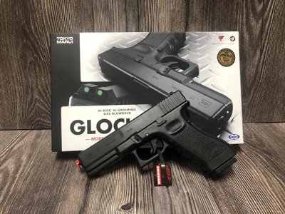 《GTS》MARUI 馬牌 克拉克 GLOCK G17 Gen3 GBB 瓦斯手槍 黑色克拉克 附原廠夜光準心