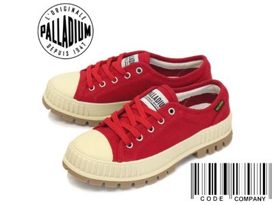 =CodE= PALLADIUM PALLASHOCK LOW OG 帆布軍靴(紅) 76680-607 巧克力鞋 女
