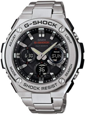 日本正版 CASIO 卡西歐 G-Shock GST-W110D-1AJF 男錶 手錶 電波錶 太陽能充電 日本代購