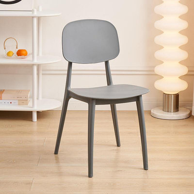 簡約餐椅 家用客廳靠背塑料椅子北歐休閑椅馬卡龍奶茶店糖果椅 自行安裝