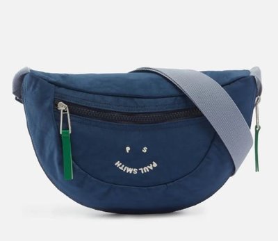 代購Paul Smith  Small Crescent Bag休閒時尚運動風彎月包斜背包側肩背包