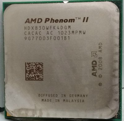 電腦水水的店~~ AMD Phenom II X4 830 (四核心) AM3   腳位直購價 $250  ~~
