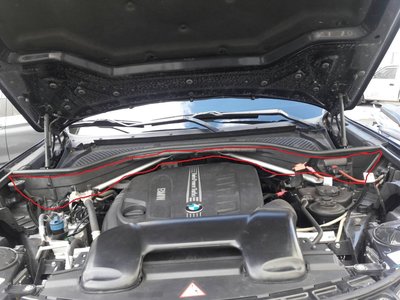 台中bbcar BMW X5/E70 X6/E71 E72 引擎室隔熱防火牆橡皮硬板中左右3片1組 原廠