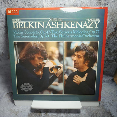 （二手）—迪卡：BORIS BELKIN《西貝柳斯小提琴協奏曲》荷蘭版 黑膠 唱片 LP【善智】658