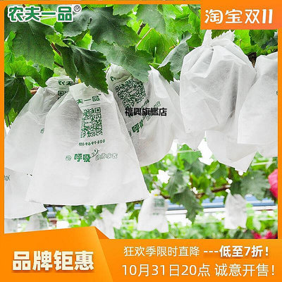 【熱賣下殺價】廠家直銷陽光玫瑰葡萄專用套袋防鳥防果蠅白色枇杷石榴瓜果保護袋