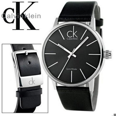 直購#【限時活動】原廠包裝 CK手錶 簡單時尚基本款 透明款 圓形 男女情侶對錶 禮盒包裝