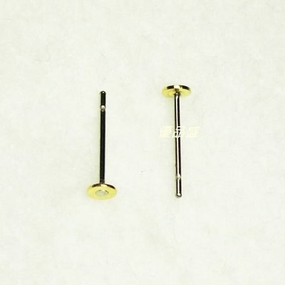 【優品盛】3mm銅質平台 不銹鋼 耳針 高品質316L 不鏽鋼 不鏽鋼耳針 醫療鋼 耳釘 耳環 醫療級 白鐵 鈦鋼材質