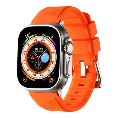 Nomad適用iwatch ultra手錶錶帶硬漢系列T型矽膠applewatch8 7se6/5官方新款