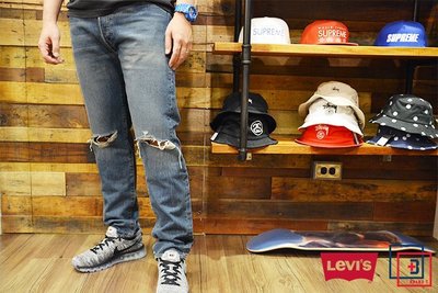 【Brand T】SALE LEVIS 501CT Crush 18173-0031 上寬下窄*破壞牛仔褲