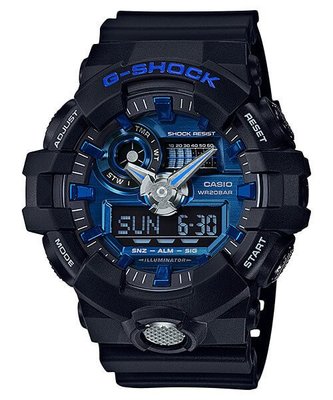 【金台鐘錶】CASIO手錶G-SHOCK 強悍  整點時刻 3D立體 GA-710-1A2