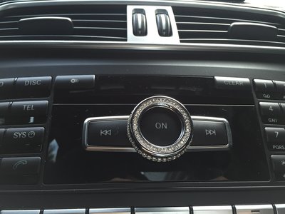 Benz 中控音響 旋鈕外框 旋鈕裝飾蓋 水鑽內飾 捷克水鑽  W176 A250 A200 A45 AMG