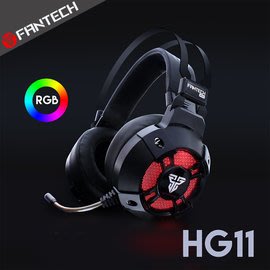 視聽影訊 FANTECH HG11 7.1環繞立體聲RGB耳罩式電競耳機 另有GAME ZERO