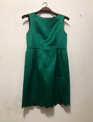【   Lindarico  】  義大利 Italy 正綠 光澤 洋裝