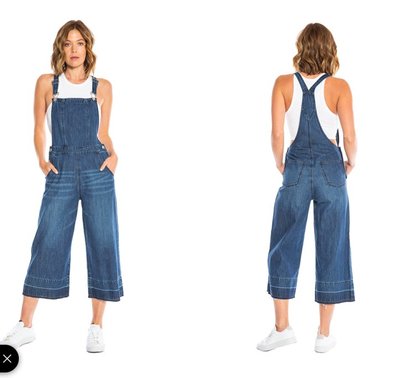 JUICY COUTURE EASY WIDE LEG OVERALL