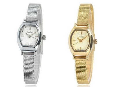 ☆貝露卡☆ 正韓國品牌 JULIUS 簡約自由時尚金屬帶手錶 預購
